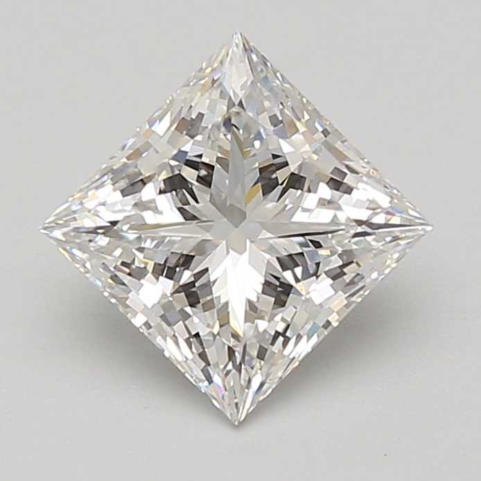 Lab Grown 2.08 Carat, E Colour, <br/>VS1 Clarity PRINCESS Diamond