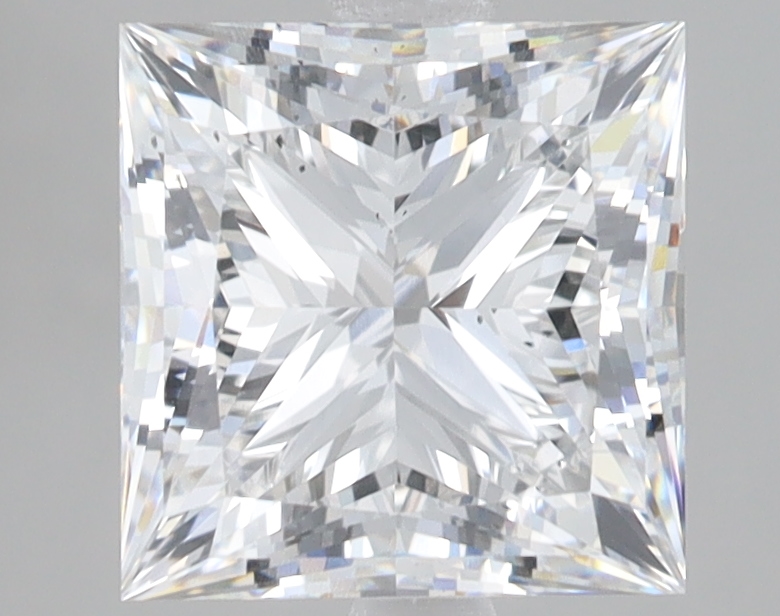 Lab Grown 3.02 Carat, E Colour, <br/>VS2 Clarity PRINCESS Diamond