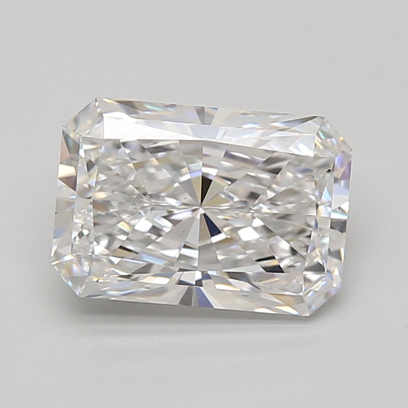 Lab Grown 3.07 Carat, D Colour, <br/>VS1 Clarity RADIANT Diamond