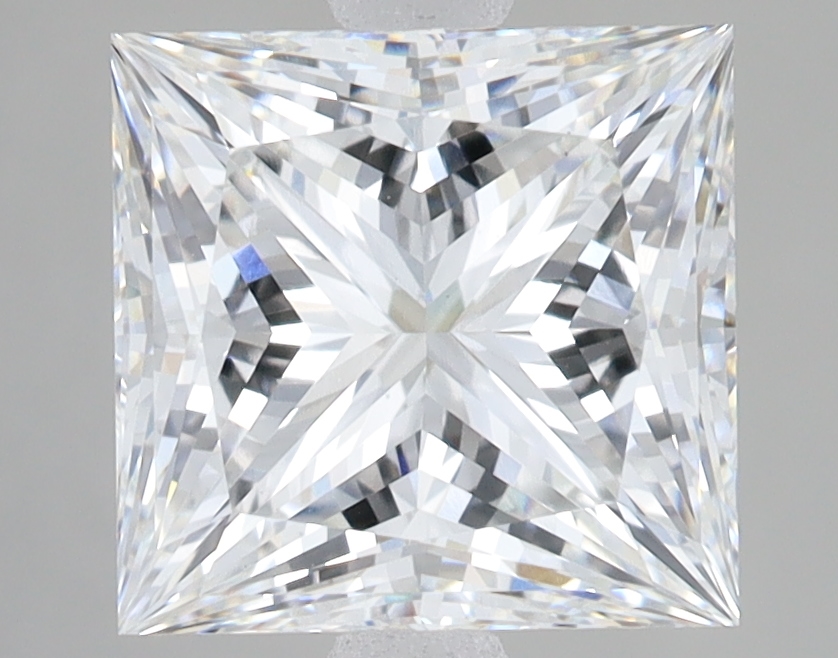 Lab Grown 3.58 Carat, E Colour, <br/>VS1 Clarity PRINCESS Diamond
