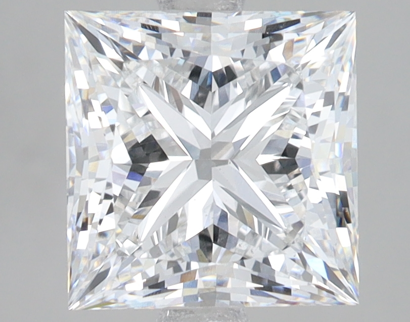 Lab Grown 3.32 Carat, D Colour, <br/>VS1 Clarity PRINCESS Diamond