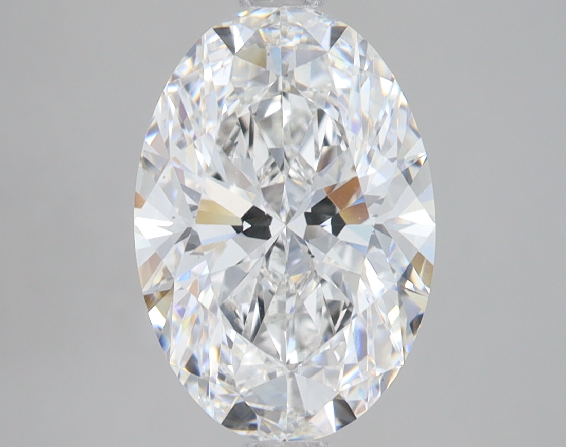 Lab Grown 3.05 Carat, E Colour, <br/>VS2 Clarity OVAL Diamond