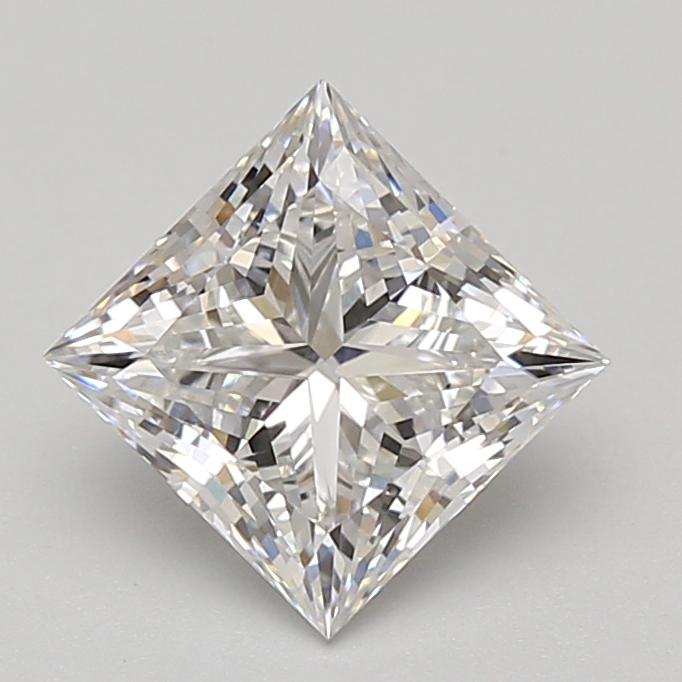 Lab Grown 2.06 Carat, E Colour, <br/>VS1 Clarity PRINCESS Diamond