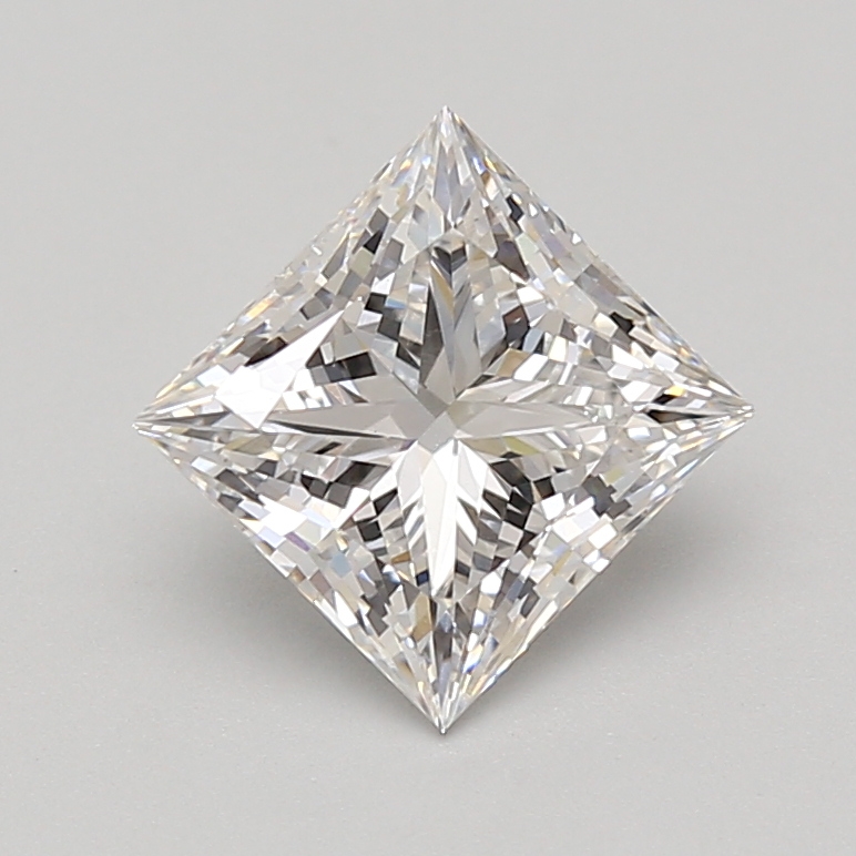 Lab Grown 2.05 Carat, E Colour, <br/>VS1 Clarity PRINCESS Diamond