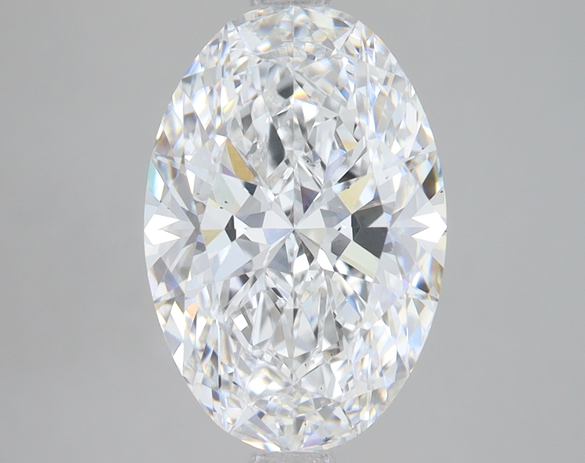 Lab Grown 3.51 Carat, E Colour, <br/>VS2 Clarity OVAL Diamond