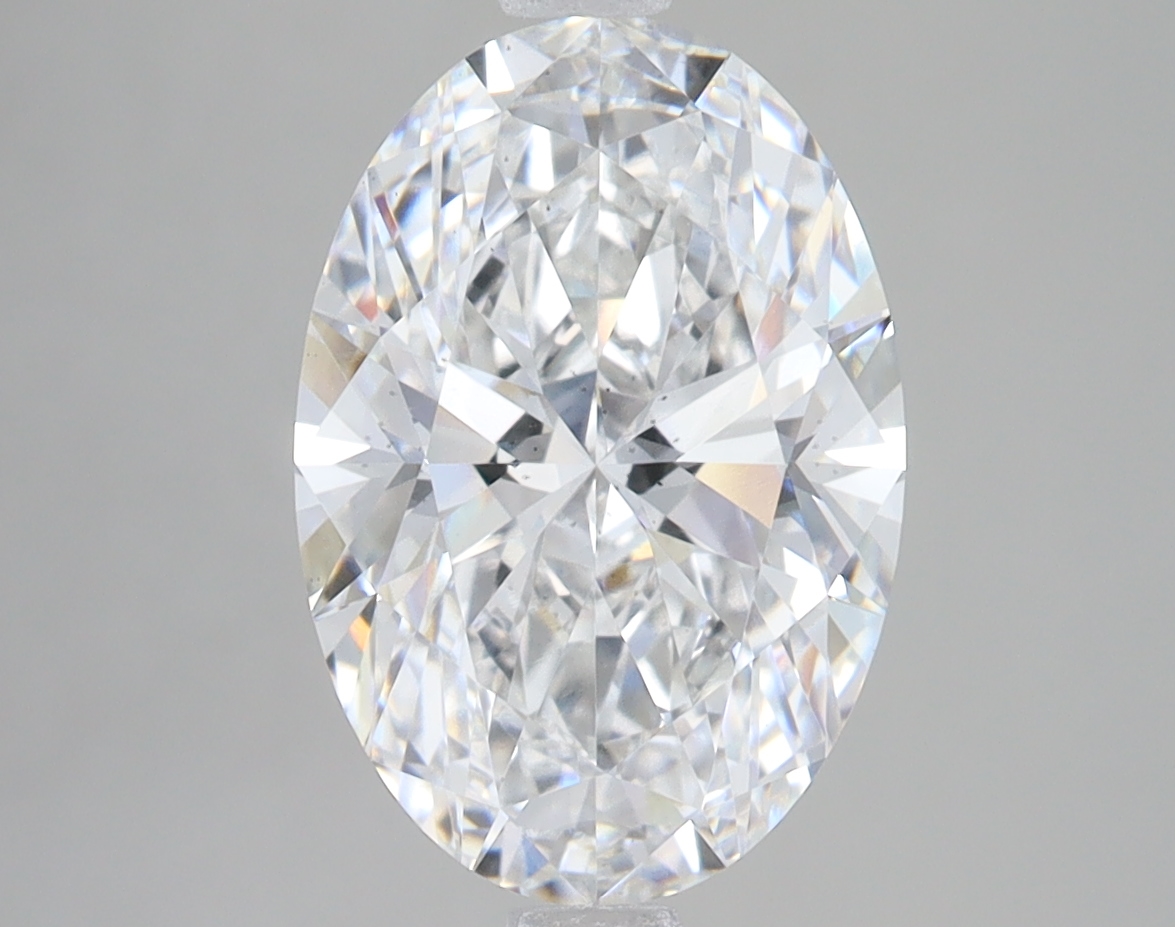 Lab Grown 3.43 Carat, E Colour, <br/>VS2 Clarity OVAL Diamond