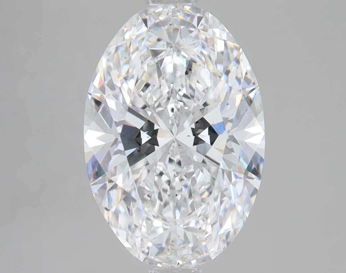Lab Grown 3.01 Carat, E Colour, <br/>SI1 Clarity OVAL Diamond