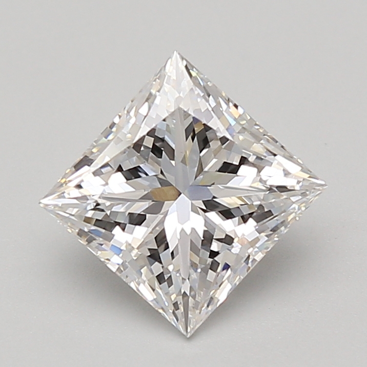 Lab Grown 2.07 Carat, E Colour, <br/>VS1 Clarity PRINCESS Diamond