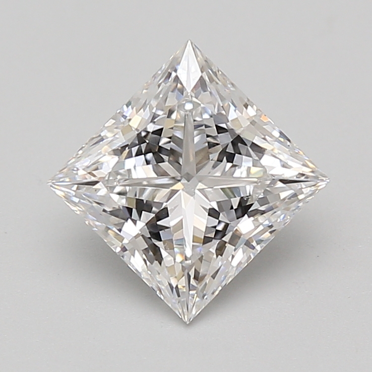 Lab Grown 2.09 Carat, D Colour, <br/>VS1 Clarity PRINCESS Diamond