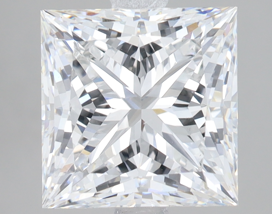 Lab Grown 4.1 Carat, E Colour, <br/>VS1 Clarity PRINCESS Diamond