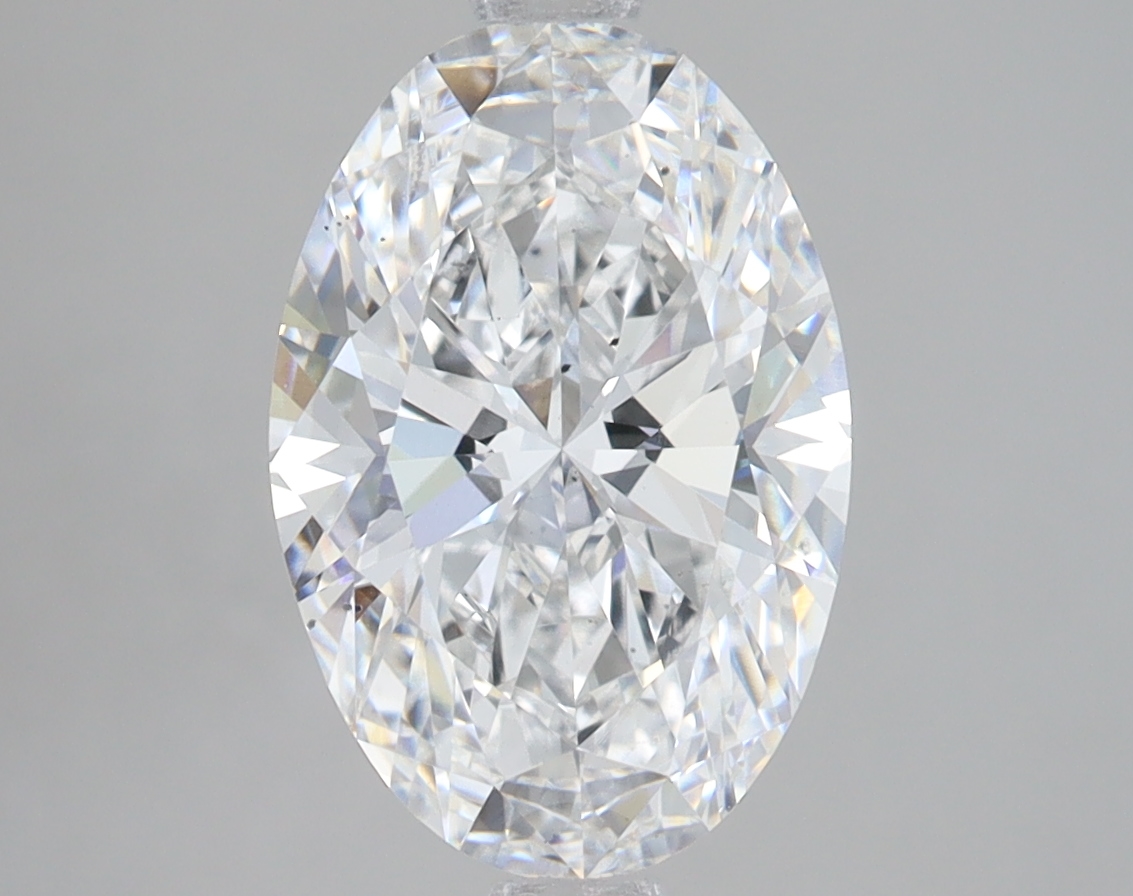 Lab Grown 3.04 Carat, E Colour, <br/>VS2 Clarity OVAL Diamond