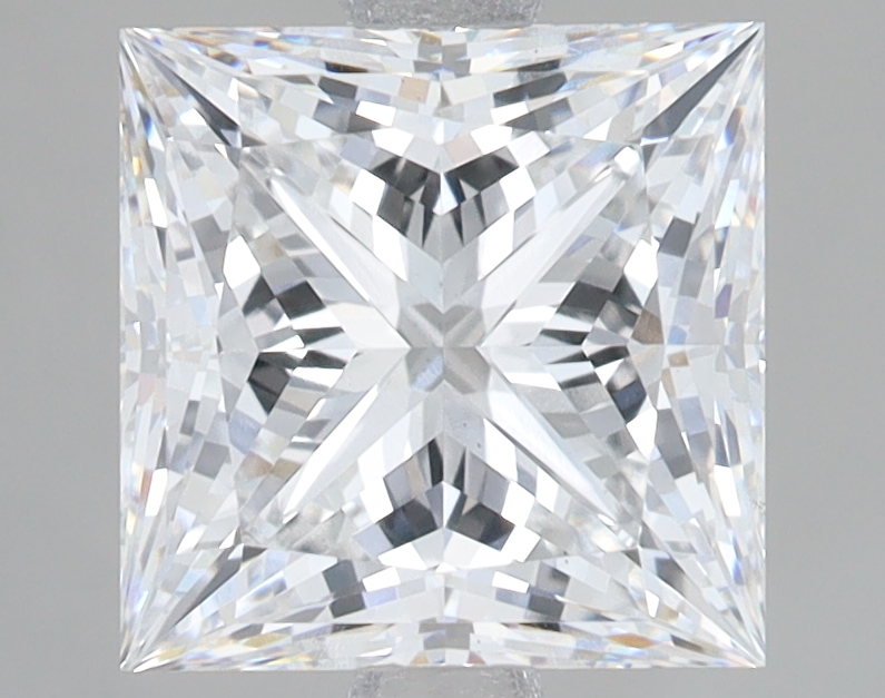 Lab Grown 3.09 Carat, E Colour, <br/>VS1 Clarity PRINCESS Diamond