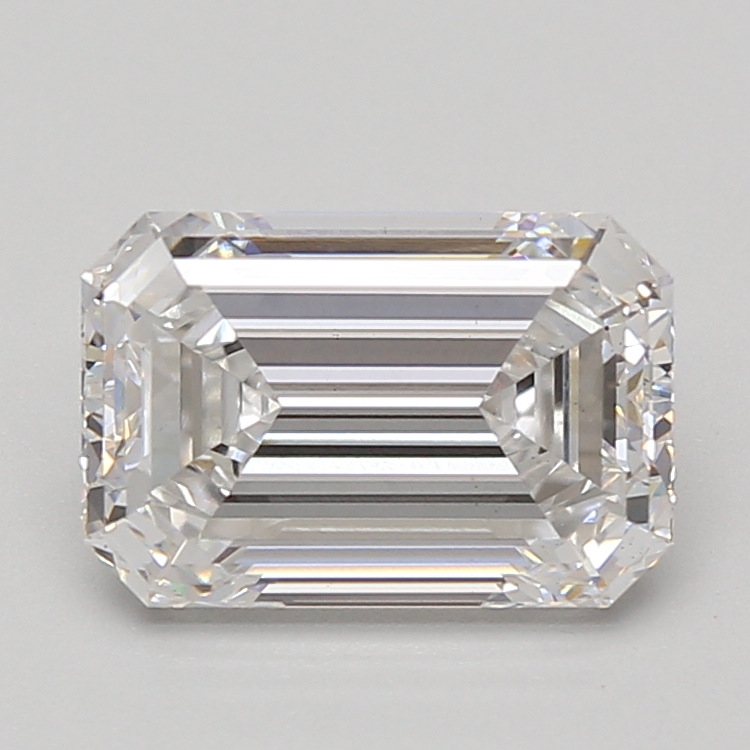 Lab Grown 3.08 Carat, D Colour, <br/>VS2 Clarity EMERALD Diamond