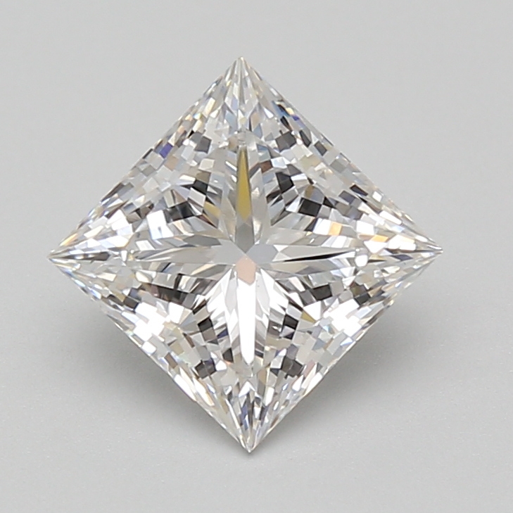 Lab Grown 2.04 Carat, D Colour, <br/>VS1 Clarity PRINCESS Diamond
