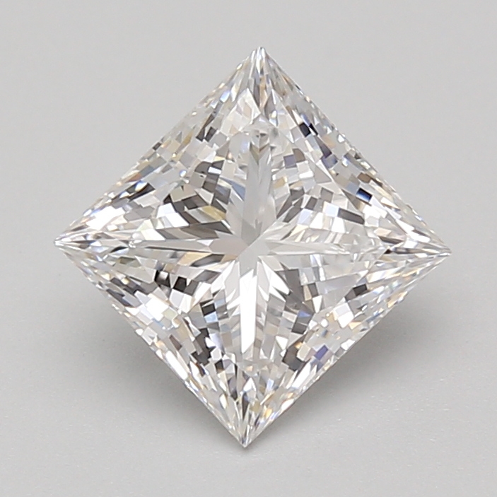 Lab Grown 2.07 Carat, D Colour, <br/>VS1 Clarity PRINCESS Diamond