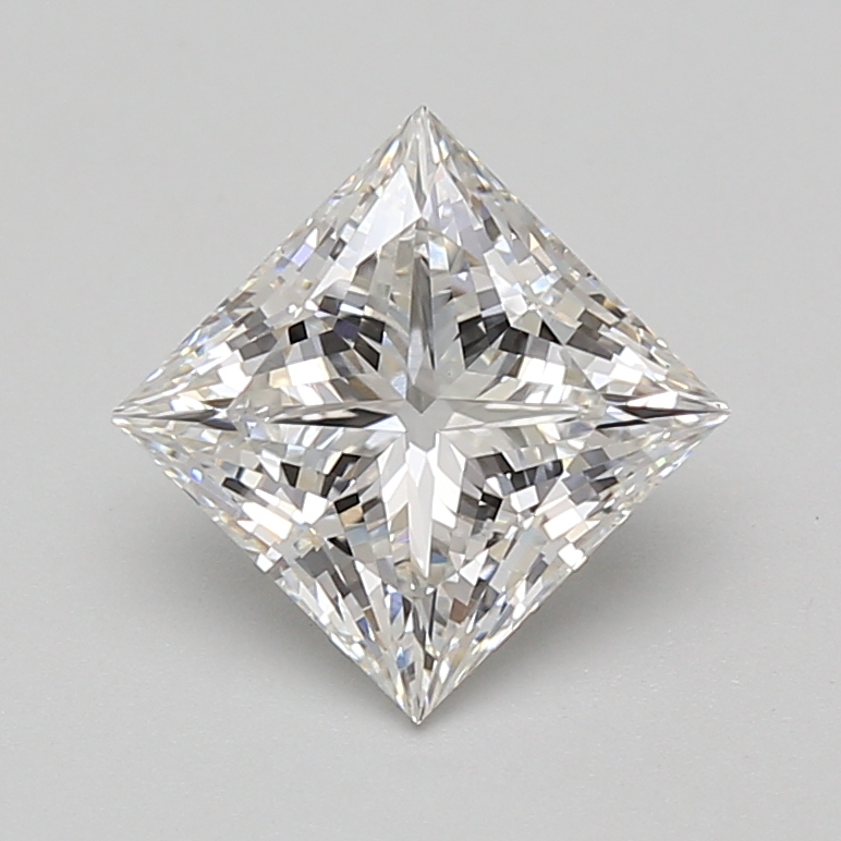 Lab Grown 2.09 Carat, E Colour, <br/>VS1 Clarity PRINCESS Diamond