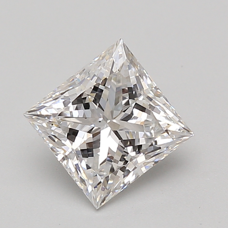 Lab Grown 2.06 Carat, E Colour, <br/>VS2 Clarity PRINCESS Diamond