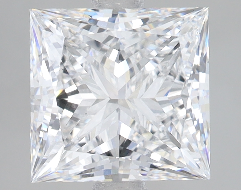Lab Grown 2.96 Carat, D Colour, <br/>VS1 Clarity PRINCESS Diamond