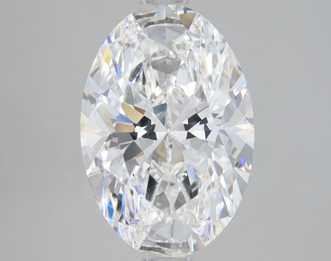 Lab Grown 3.09 Carat, E Colour, <br/>VS2 Clarity OVAL Diamond