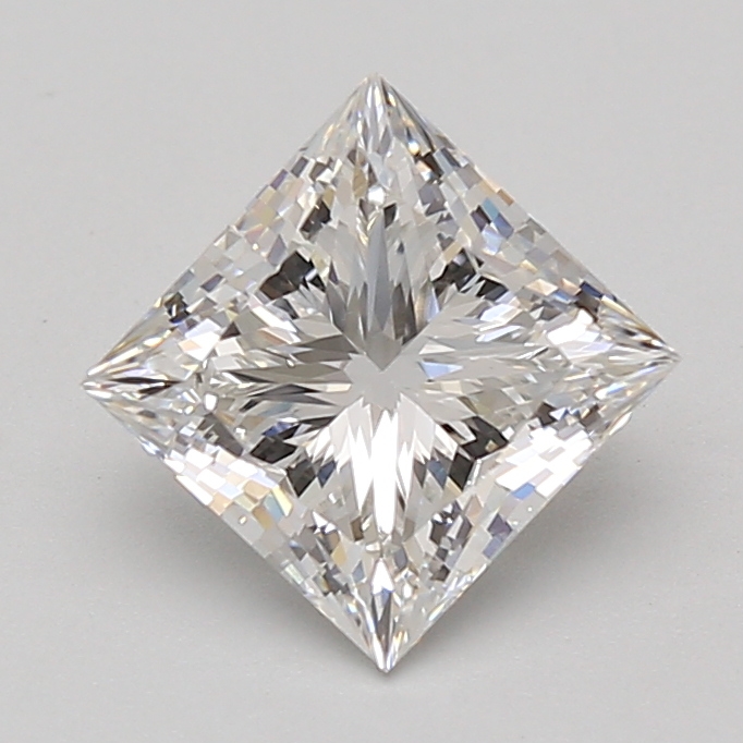 Lab Grown 2.03 Carat, E Colour, <br/>VS1 Clarity PRINCESS Diamond