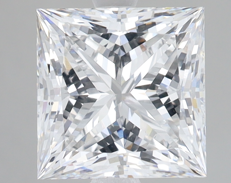 Lab Grown 3.01 Carat, E Colour, <br/>VS2 Clarity PRINCESS Diamond