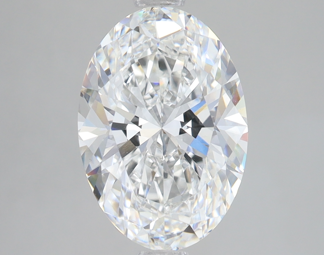 Lab Grown 3.02 Carat, E Colour, <br/>VS2 Clarity OVAL Diamond