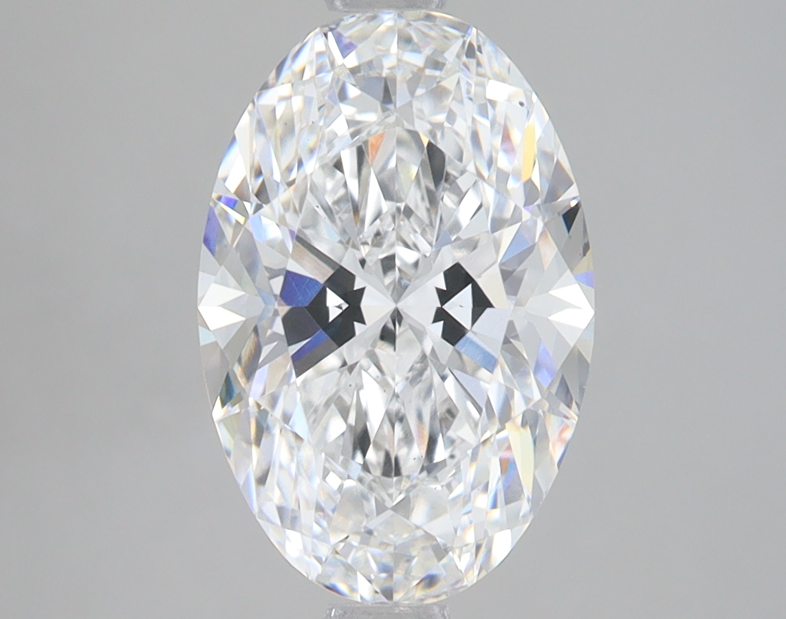Lab Grown 3.05 Carat, E Colour, <br/>VS2 Clarity OVAL Diamond