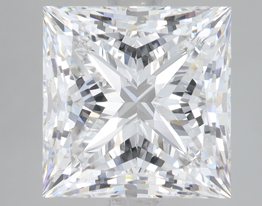 Lab Grown 4.03 Carat, E Colour, <br/>VS1 Clarity PRINCESS Diamond