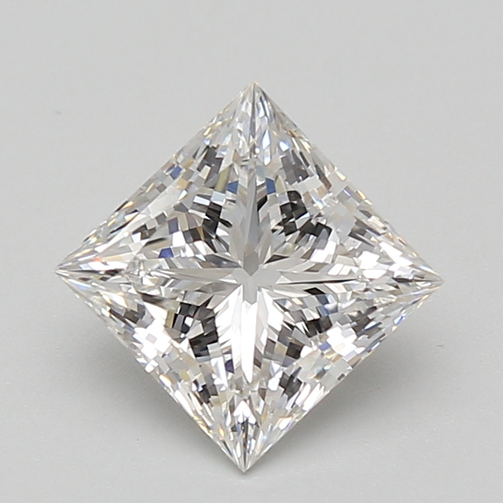 Lab Grown 2.07 Carat, E Colour, <br/>VS1 Clarity PRINCESS Diamond
