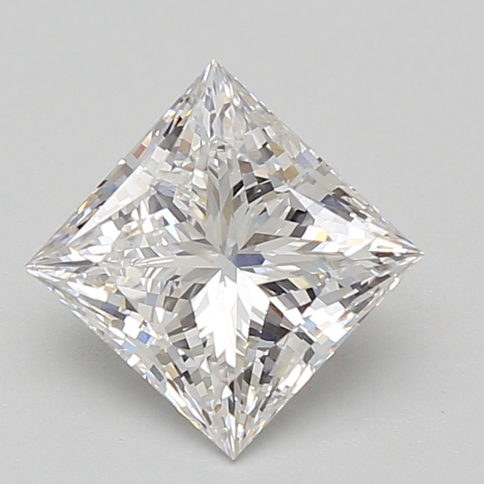 Lab Grown 2.04 Carat, D Colour, <br/>VS1 Clarity PRINCESS Diamond