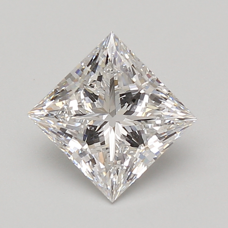 Lab Grown 2.02 Carat, E Colour, <br/>VS1 Clarity PRINCESS Diamond