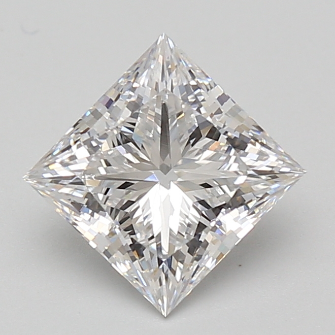 Lab Grown 2 Carat, D Colour, <br/>VS1 Clarity PRINCESS Diamond