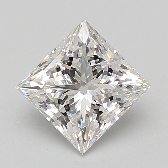 Lab Grown 2.09 Carat, E Colour, <br/>VS1 Clarity PRINCESS Diamond