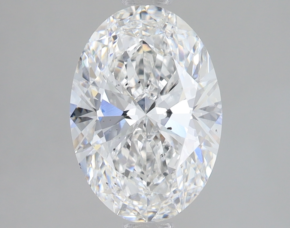 Lab Grown 2.03 Carat, E Colour, <br/>SI1 Clarity OVAL Diamond