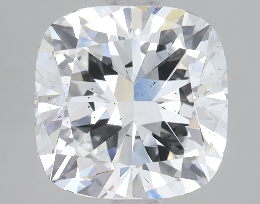 Lab Grown 3.07 Carat, E Colour, <br/>SI1 Clarity CUSHION Diamond