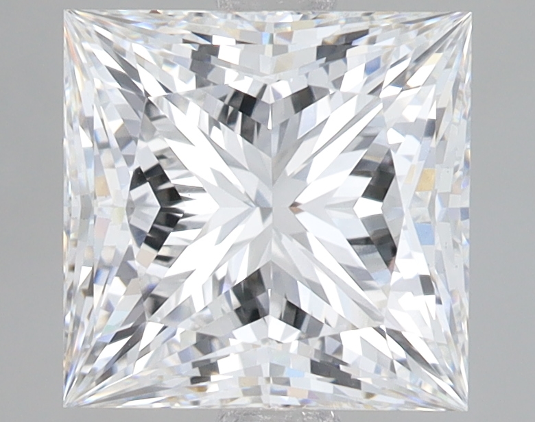 Lab Grown 3.1 Carat, E Colour, <br/>VS1 Clarity PRINCESS Diamond