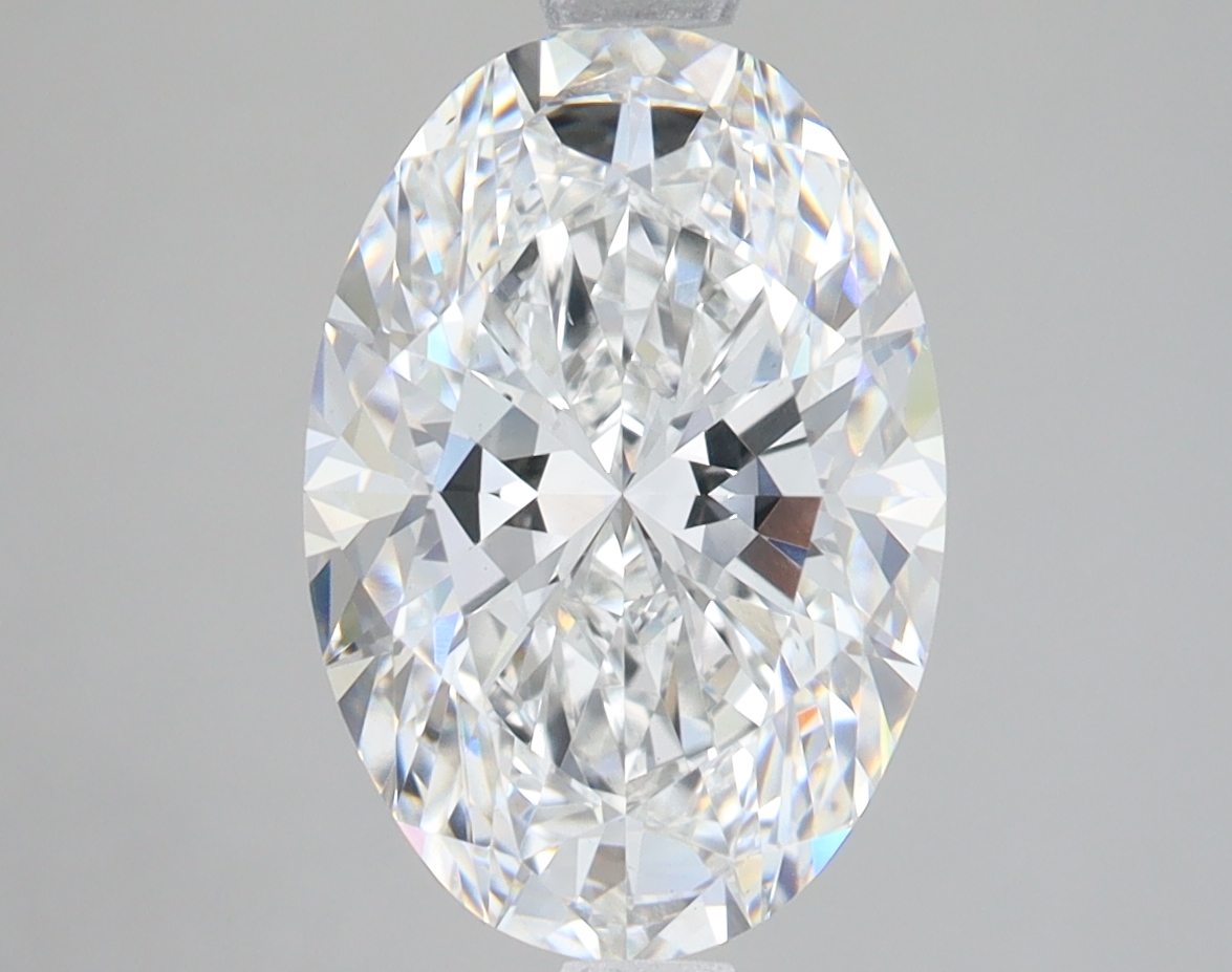 Lab Grown 3.47 Carat, E Colour, <br/>VS2 Clarity OVAL Diamond