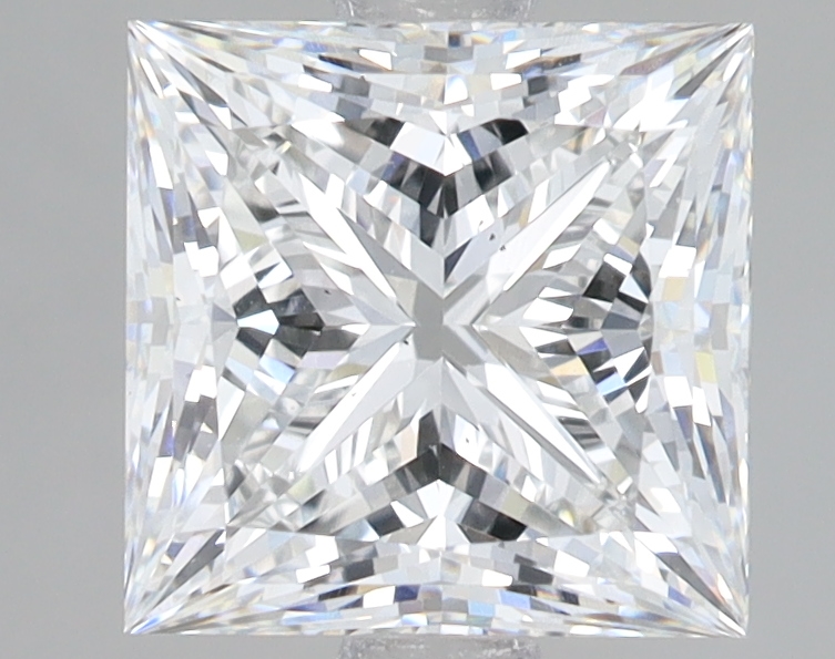 Lab Grown 2.59 Carat, E Colour, <br/>VS2 Clarity PRINCESS Diamond