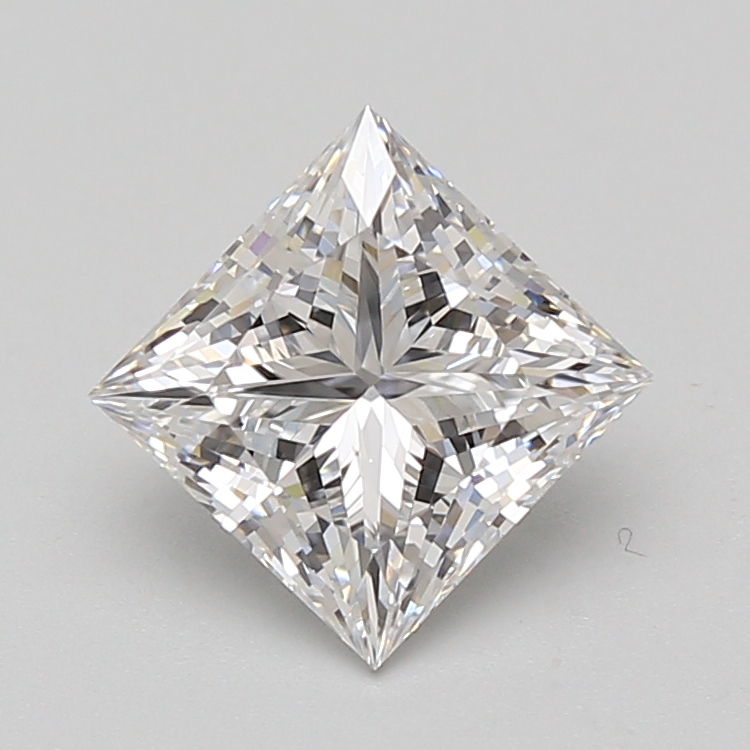 Lab Grown 2.09 Carat, D Colour, <br/>VS1 Clarity PRINCESS Diamond