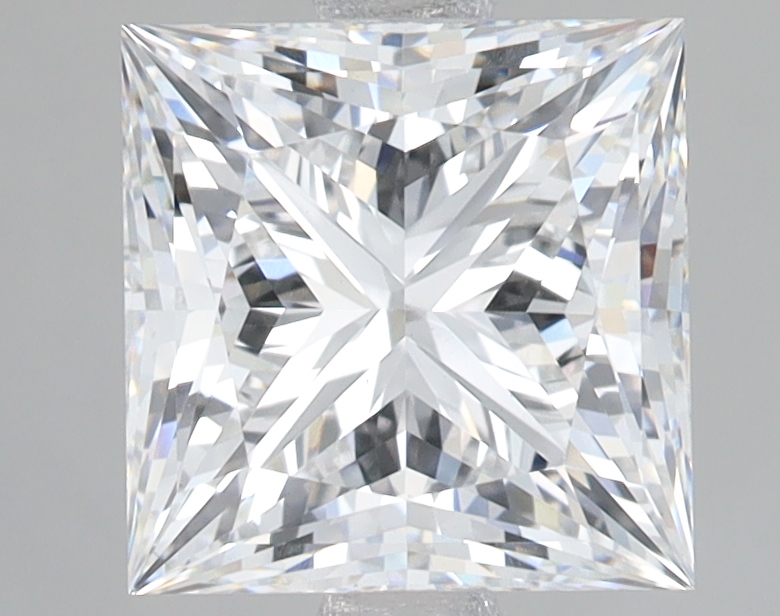 Lab Grown 3.05 Carat, E Colour, <br/>VS1 Clarity PRINCESS Diamond