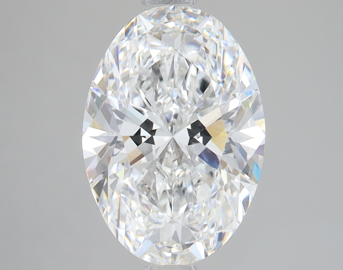 Lab Grown 2.83 Carat, E Colour, <br/>VS2 Clarity OVAL Diamond