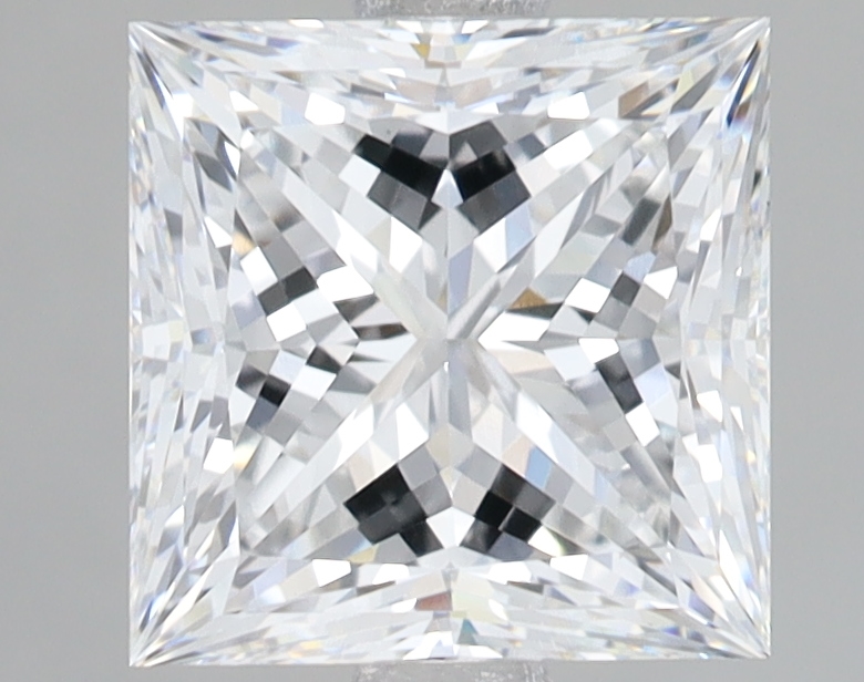Lab Grown 3.09 Carat, E Colour, <br/>VS1 Clarity PRINCESS Diamond