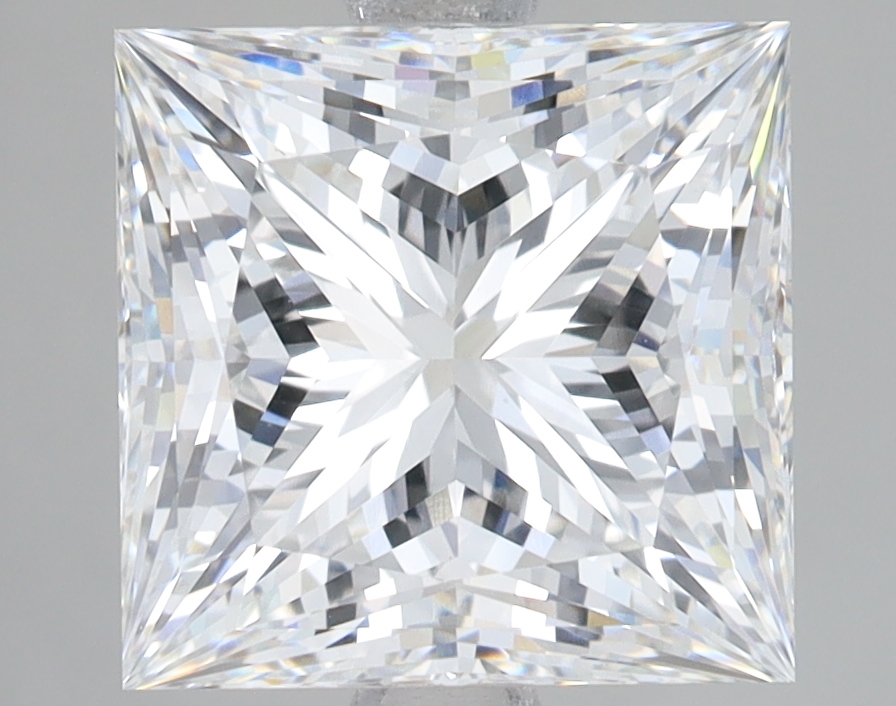 Lab Grown 4.06 Carat, E Colour, <br/>VS1 Clarity PRINCESS Diamond