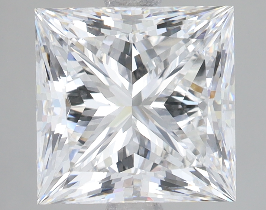 Lab Grown 4.05 Carat, E Colour, <br/>VS1 Clarity PRINCESS Diamond