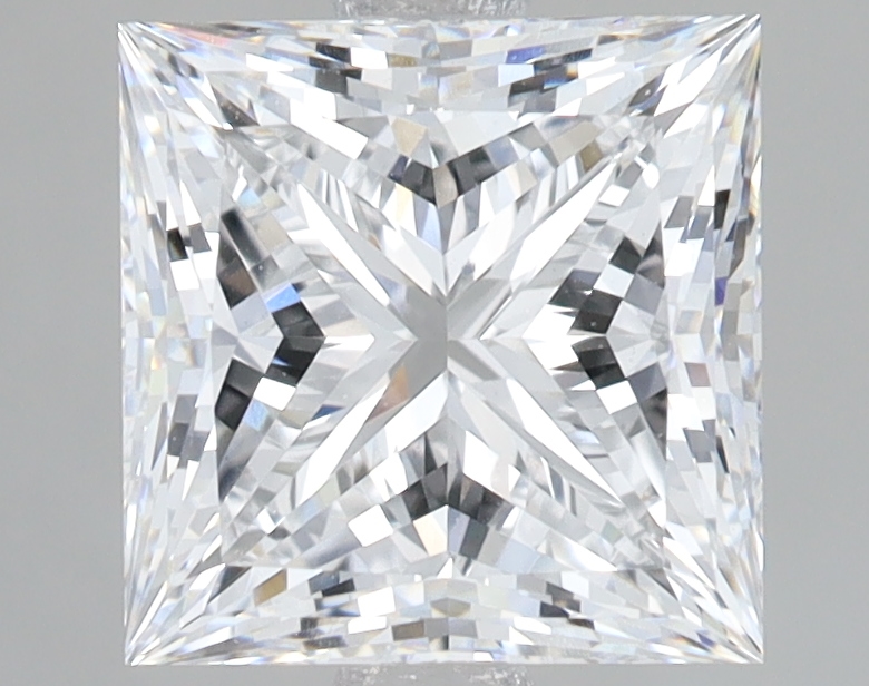 Lab Grown 3.1 Carat, D Colour, <br/>VS1 Clarity PRINCESS Diamond
