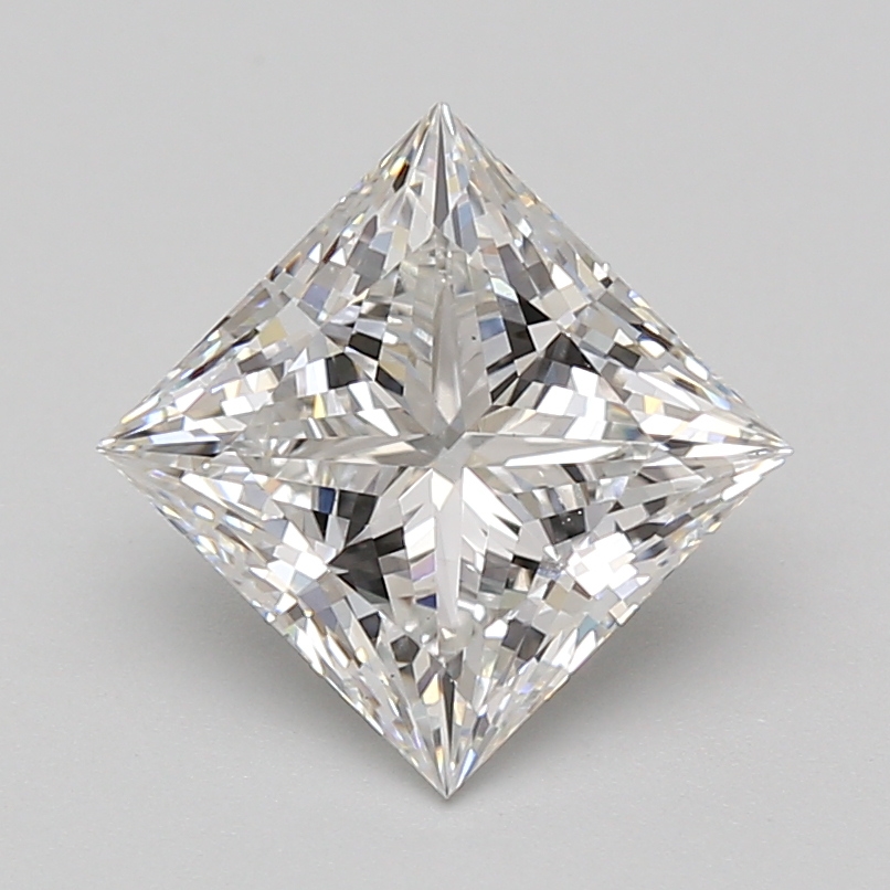 Lab Grown 2.81 Carat, E Colour, <br/>VS1 Clarity PRINCESS Diamond