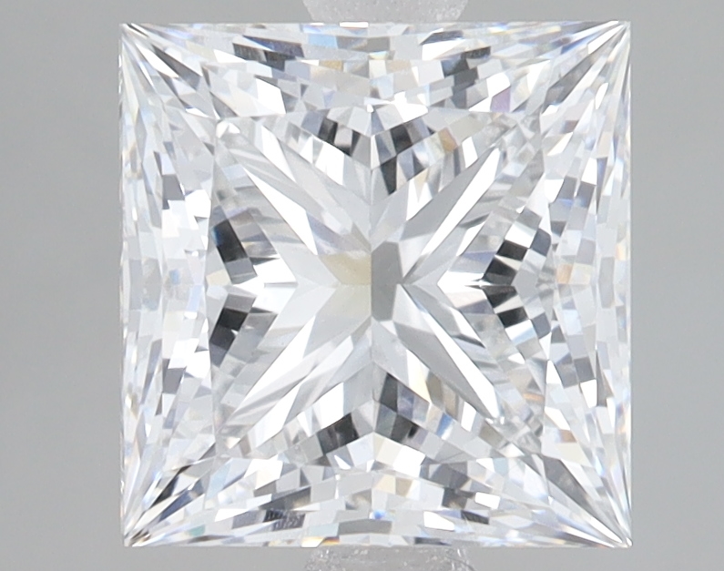 Lab Grown 3.02 Carat, D Colour, <br/>VS1 Clarity PRINCESS Diamond