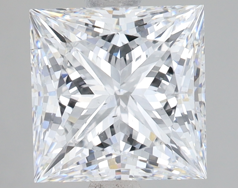 Lab Grown 3.1 Carat, D Colour, <br/>VS2 Clarity PRINCESS Diamond