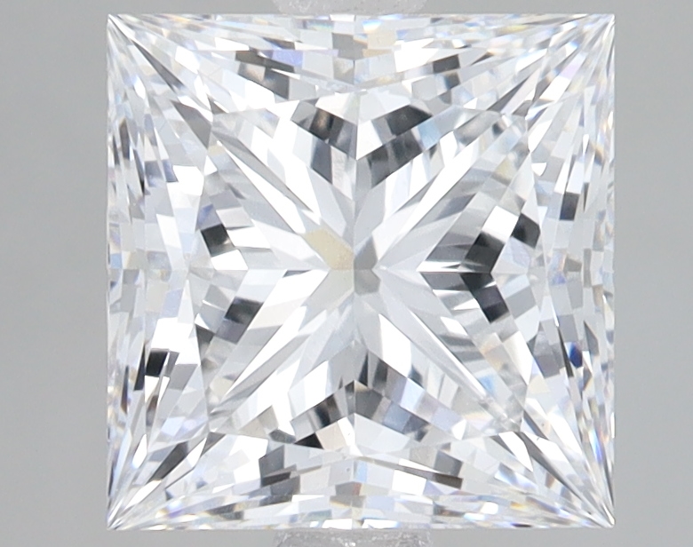 Lab Grown 3.09 Carat, D Colour, <br/>VS1 Clarity PRINCESS Diamond