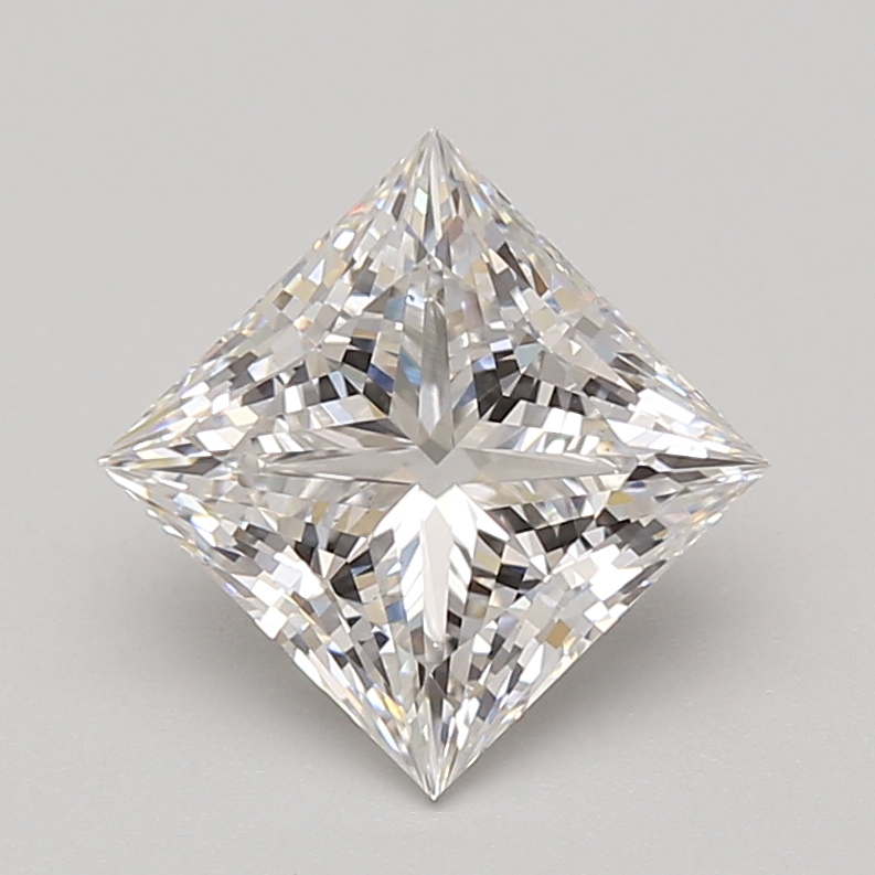 Lab Grown 2.54 Carat, D Colour, <br/>VS2 Clarity PRINCESS Diamond